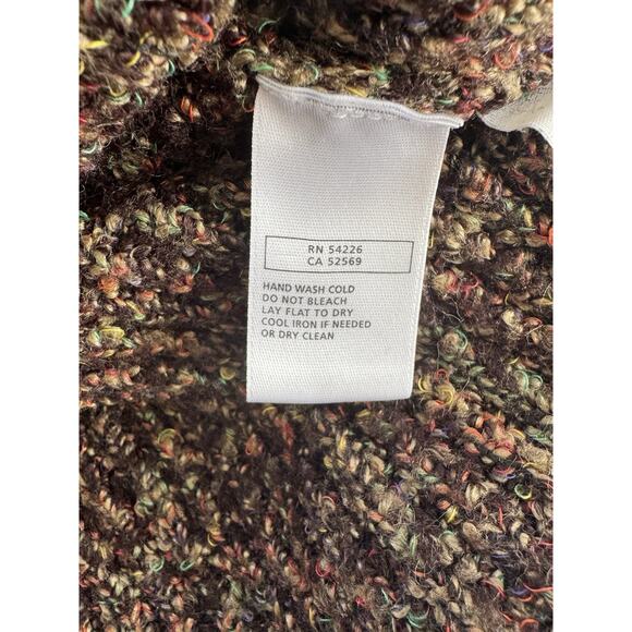 Royal Robbins Sweater Women Large Brown Acrylic Poly Cabincore Goblincore Cozy - Picture 5 of 9